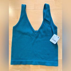 Free People solid ribbed brami